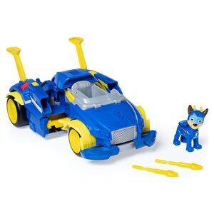 NWT PAW Patrol, Mighty Pups Super PAWs Chase’s Powered up Transforming Vehicle